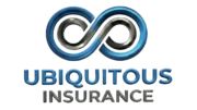 Ubiquitous Insurance Blue Transparent Logo.